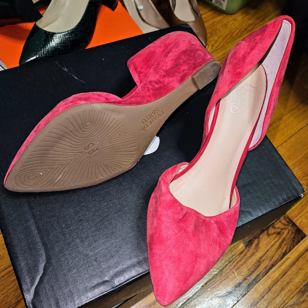 Women's 9M Red Franco Sarto shoes
